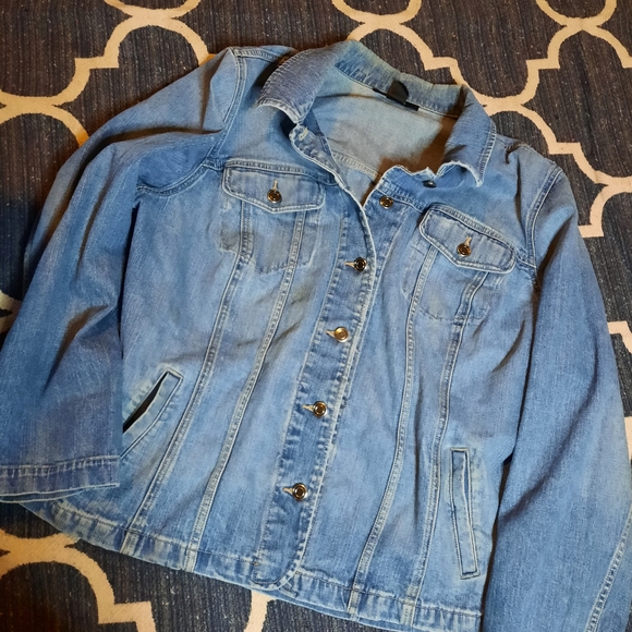 denim jacket size 20